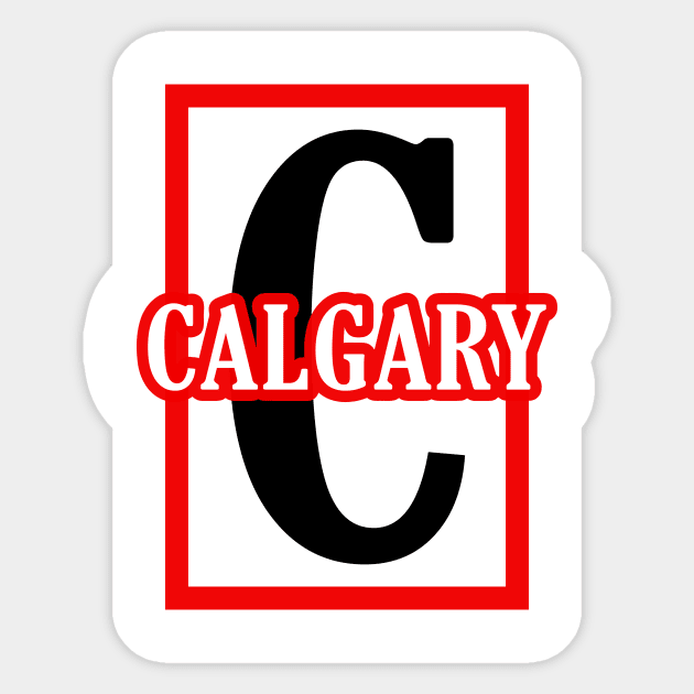 Calgary Sticker by colorsplash